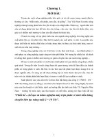 Thiết kế, chế tạo và khảo nghiệm máy trộn phân vi sinh kiểu băng chuyền liên tục năng suất 2 ÷ 10 tấn