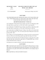 Quyết định 1475/QĐ-BGDĐT định dạng đề thi đánh giá năng lực sử dụng tiếng Anh bậc 2 trung học cơ sở