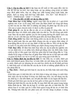 Đề cương môn quản lý Dự án đầu tư xây dựng