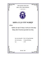 Nghiên cứu một số chủng vi sinh vật có khả năng kháng nấm (fusarium) gây bệnh cây trồng 