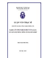Nghiên cứu công nghệ ảo hóa và ứng dụng xây dựng hệ thống thông tin doanh nghiệp 
