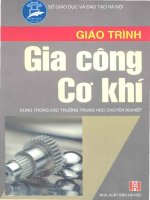 Giáo trình gia công cơ khí