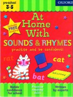 AT HOME WITH SOUND AND RHYMES abc book 