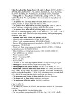 những lý thuyết hóa quan trọng cho kì thi THPT quốc gia