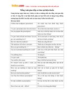 Tiếng Anh giao tiếp cơ bản tại hiệu thuốc