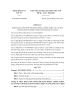 Thông tư 05/2016/TT-BKHĐT hướng dẫn lồng ghép nội dung phòng, chống thiên tai vào kế hoạch phát triển ngành, kinh tế-xã hội