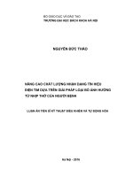 Nâng cao chất lượng nhận dạng tín hiệu ECG dựa trên giải pháp loại bỏ ảnh hưởng từ nhịp thở của người bệnh 