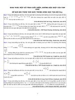 Khai thác một số tính chất điểm, đường đặc biệt của tam giác để giải bài toán tam giác trong hình học tọa độ Oxy