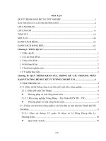 NGHIÊN cứu GIẢI PHÁP và THỬ NGHIỆM để lựa CHỌN cơ cấu THIẾT bị làm vệ SINH ĐƯỜNG CỐNG THOÁT nước