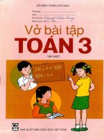 Vở bài tập toán 3 tập 1 