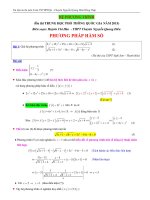 Giải phương trình bằng phương pháp hàm số rất hay