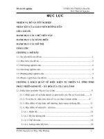 Đánh giá chất lượng nước mặt thị xã Cao Lãnh và đề xuất các biện pháp quản lý thích hợp