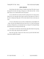 Báo cáo thực tập tốt nghiệp chuyên ngành kế toán Trường ĐH CN Việt – Hung (bài hoàn chính được giảng viên đánh giá xuất sắc)