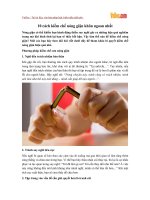 10 cách kiềm chế nóng giận khôn ngoan nhất