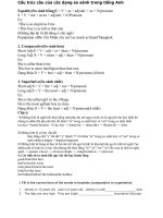 BAI TAP CAU SO SANHcomparison