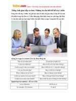 Tiếng Anh giao tiếp cơ bản: Những từ cần biết để hỗ trợ ý kiến