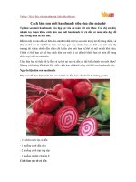 Cách làm son môi handmade siêu đẹp cho mùa hè