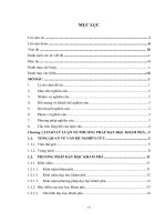 VẬN DỤNG PHƯƠNG PHÁP dạy học KHÁM PHÁ TRONG dạy môn hóa học lớp 10 tại TRƯỜNG THPT NGUYỄN văn TĂNG