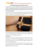 Truyện ngắn tiếng Anh: Món quà của cha