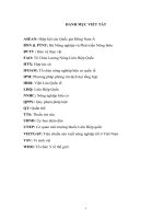 Đánh giá hiện trạng quản lý, sử dụng hóa chất bảo vệ thực vật trong sản xuất nông nghiệp ở xã Minh Dân, huyện Triệu Sơn, tỉnh Thanh Hóa