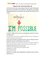 Những lời chúc thi tốt bằng Tiếng Anh