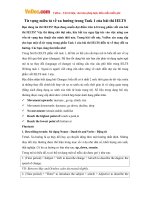 Từ vựng miêu tả về xu hướng trong Task 1 của bài thi IELTS