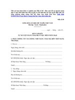 Bản cam kết tự nguyện mang thai hộ vì mục đích nhân đạo