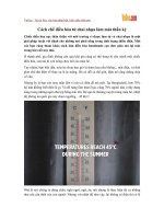 Cách chế điều hòa từ chai nhựa làm mát thần kỳ