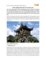 Kinh nghiệm đi lễ chùa Yên Tử đầu năm