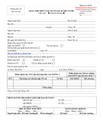 Giấy nộp tiền vào ngân sách nhà nước