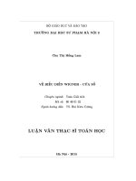 Luận văn về biểu diễn wigner   cửa sổ 
