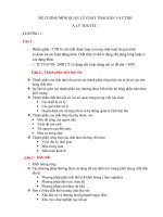 ĐỀ CƯƠNG MÔN QUẢN LÝ CHẤT THẢI RẮN VÀ CTNH