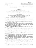 Mẫu BCTK: Báo cáo tổng kết công tác Đảng