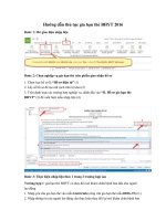 Hướng dẫn thủ tục gia hạn thẻ BHYT 2016