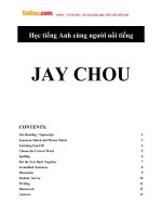 Học tiếng Anh cùng người nổi tiếng: Jay Chou