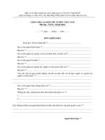 Mẫu đơn khởi kiện có hướng dẫn