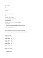 chương trình điều khiển đèn giao thông