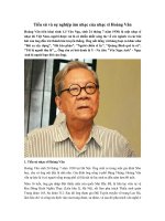 Tiểu sử nhạc sĩ Hoàng Vân