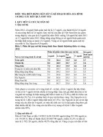 kinh tế phát triển điều tra biến động và kế hoạch hóa gia đình