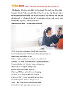 31 câu giao tiếp chào tạm biệt và yêu cầu giữ liên lạc trong tiếng Anh