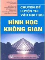 Chuyên đề luyện thi hình học không gian