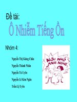 Slide bài giảng Ô nhiễm tiếng ồn