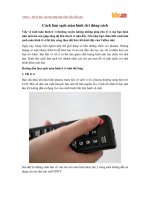 Cách làm sạch màn hình tivi đúng cách