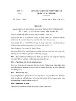 Thông tư 10/2016/TT-BYT về danh mục thuốc đáp ứng yêu cầu về điều trị, giá thuốc và khả năng cung cấp