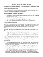 ĐỀ CƯƠNG QUẢN LÝ NHÀ NƯỚC VỀ MÔI TRƯỜNG