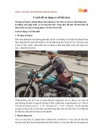 5 cách để sử dụng xe số bền hơn