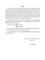 thiết kế bảo vệ cho đường dây cung  cấp hình tia của lưới điện có một nguồn cung cấp