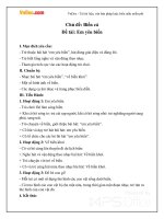 Giáo án mầm non đề tài: Em yêu biển