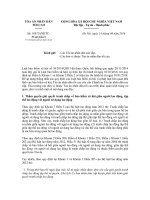 Công văn 105/TANDTC-PC&QLKH về thi hành Luật bảo hiểm xã hội