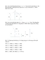Bài tập dài môn cao áp trong hệ thống điện